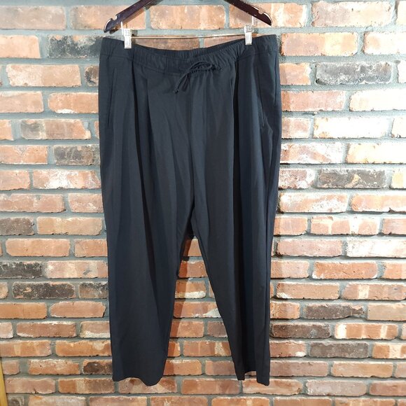 Old Navy Billie High-Waisted Straight Ankle Trouser in Black Career Women's XL - Picture 3 of 7